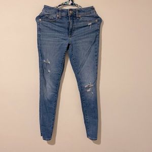 Blue high rise skinny jeans✨